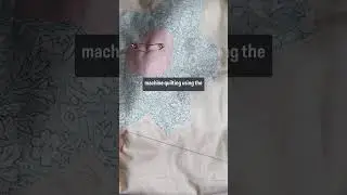 Quilting my hexagon quilt by hand