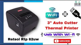 Thermal Printer Retsol Wi-fi With USB Retsol RTP82UW 3