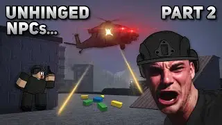 Blackhawk Rescue Mission 5 PART 2: UNHINGED NPCs | ROBLOX