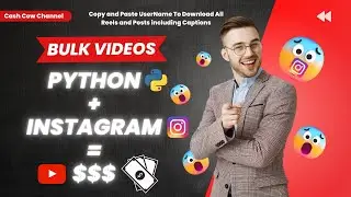 Download Instagram bulk videos using python | Instagram Automation | Instaloader