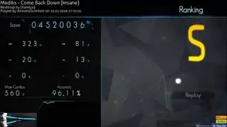 Mediks - Come Back Down [Insane] | FC 96% Acc | Osu! Gameplay