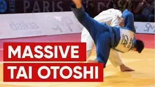 Massive tai-otoshi ippon by Denis Vieru