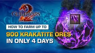 HOW TO FARM 900++ KRALKATITE ORES IN ONE DAY! METEOR FARM METHOD | GUILD WARS 2 GUIDE