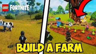 How to Make a Farm In LEGO Fortnite! (Beginner Guide)