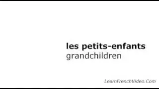French Family Vocabulary