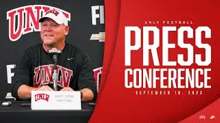 UNLV Football Press Conference - September 18, 2023
