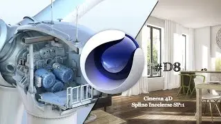 Cinema 4D Spline İnceleme SP:1 #D8 (Spline lar Konusuna Giriş)