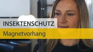 Insektenschutz Magnetvorhang: Fliegengitter für Türen verschließt automatisch