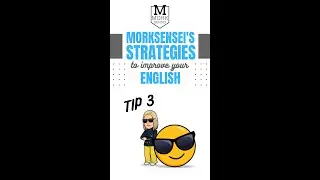 Morksensei's Strategies to Improve your English TIP 3: Compensate! #shorts