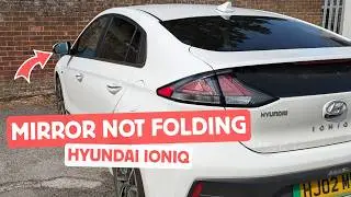 How to fix a non-folding door mirror on a Hyundai Ioniq (& most other vehicles too)