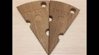Cheeseboard on CNC!(доска для подачи сыра)