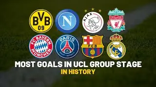 Most Goals in UCL Group Stage In History