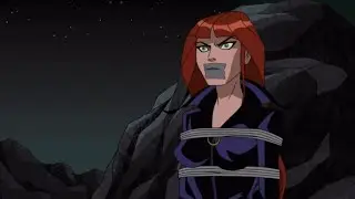 Black Widow Gagged