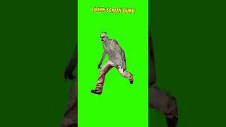 Green Screen Animation - Zombie #greenscreen #chromakey