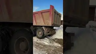 Танстрой как мы заходим на объект Планировка под сваи. Строим каркасные дома круглый год #каркас