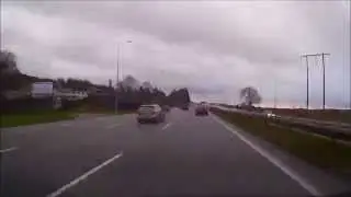 Dashcam timelapse of drive from Monaghan to Cork