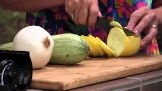 Squash/Zucchini/Corn Casserole, Homemade Italian Dressing & the Big Green Egg (Episode 