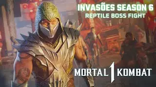 Mortal Kombat 1 - Modo Invasão Final (Reptile Boss Fight)