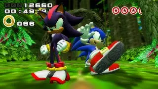 HD Dreamcast Sonic & Shadow in Sonic World DX