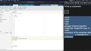 Basic Commands in Matlab
