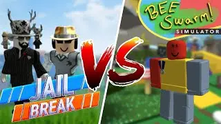 Jailbreak vs. Bee Swarm Simulator: The Ultimate Battle (feat. Kamil22006 ) | Roblox