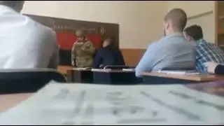 Урок "патриотизма" в Краматорской школе от "Правого сектора"