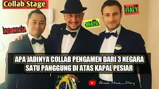 AKSI COLLAB  PENGAMEN DARI 3 NEGARA SATU PANGGUNG DI ATAS KAPAL PESIAR