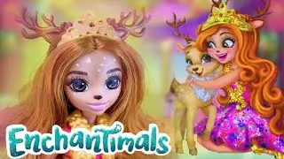Королева Дэвиана 👑 Энчантималс 👑 Royal Enchantimals 👑 Рапаковка куклы Олень 🦌