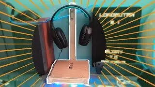 Un repose casque sobre et rgb [ TUTO / DIY ] avec led et usb
