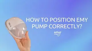 How to postion your hand-free breast pump Emy correctly?
