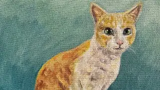 Gatita | Pintura al óleo