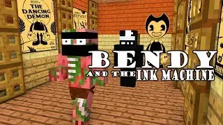 MOBS : BENDY AND THE INK MACHINE CHALLENGE - Minecraft Animation