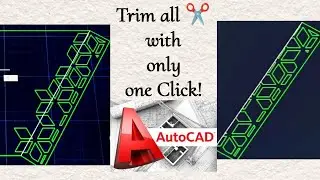 The magic of using EXTRIM in AutoCAD - How to trim items with one click! | AutoCAD Tutorials