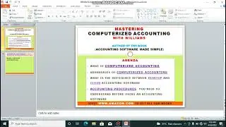 COMPUTERIZED ACCOUNTING  SOFTWARE MADE SIMPLE {PART 1}
