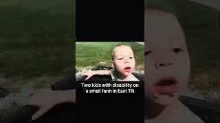 Tractor ride on the farm