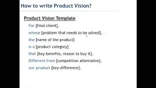 Product Vision   What Why & How