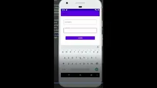how to make login page in android studio using material design library