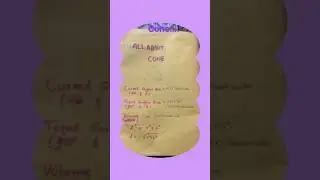 All about cone…