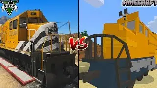 MINECRAFT TRAIN vs GTA 5 TRAIN - WHICH IS BEST?