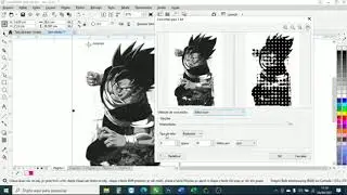 Como separar uma Quadricromia no CorelDraw + Fundo branco reticulado para tecido escuros