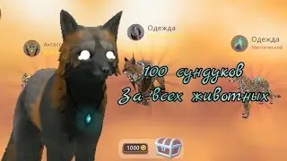 ОТКРЫВАЕМ 100 СУНДУКОВ ЗА КАЖДОГО ЗВЕРЯ! | Кто самый везучий?