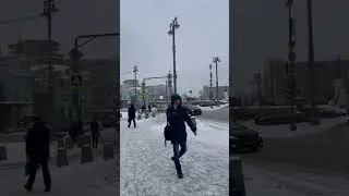 Moscú - Estación de tren Belorusia #moscu  #nieve #madrerusia