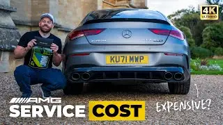 How much did my CLA45s AMGs first MAJOR SERVICE cost at Mercedes?