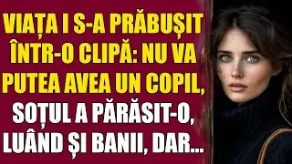 Viața i s-a prăbușit într-o clipă, nu va putea avea un copil, soțul a părăsit-o, luând și banii, dar