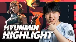 DRX HYUNMIN Highlight | 2025 VCT Pacific Stage 1 Playoff