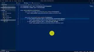 02- ActivityHandler helper class in Bot Framework - Python