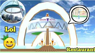 Flying House props I'd available sakura school simulator🏩