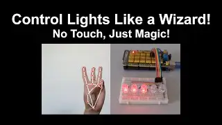 Hand Gesture Controlled LED Lights with Python and Arduino | Finger Detection with OpenCV