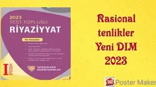 Rasional Tenlikler.Yeni toplu 2023 Riyaziyyat.