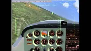 FlightGear tutorial 14 - Учебное видео 14 - Закрылки 20 - триммер